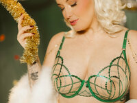 Advent Calendar 6 Vintage Tinsel Titties Meg Turney photo 20