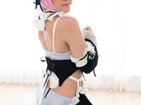 ayakomatsu alone in a room with cosplay maid cospuri 0304 photo 5
