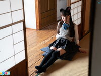 ria kurumi cat ear schoolgirl masturbation cospuri 0301 photo 2