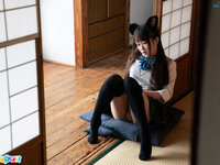 ria kurumi cat ear schoolgirl masturbation cospuri 0301 photo 5