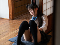 ria kurumi cat ear schoolgirl masturbation cospuri 0301 photo 21