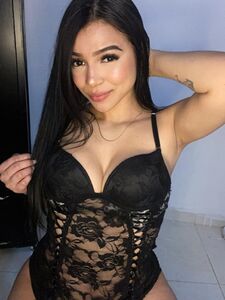 Stunning Latina amateur only fans model Camilla Lopez fondles her big tits photo 5