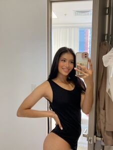 Pretty cutie Real Violetaa Costa shows off her gigantic rear in a horny compilation photo 1