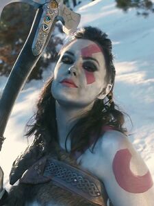 Meg Turney Nude Kratos Cosplay Onlyfans album photo 1