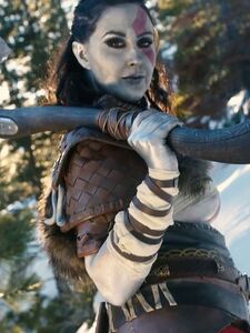 Meg Turney Nude Kratos Cosplay Onlyfans album photo 9