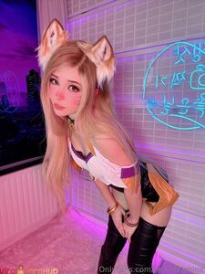 Belle Delphine Cosplay Ahri (Lol) Nude Pussy Spread Onlyfans Photos photo 63