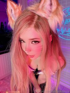 Belle Delphine Cosplay Ahri (Lol) Nude Pussy Spread Onlyfans Photos photo 69