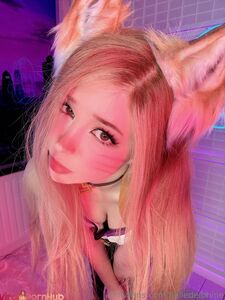 Belle Delphine Cosplay Ahri (Lol) Nude Pussy Spread Onlyfans Photos photo 75