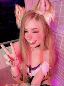 Belle Delphine Cosplay Ahri (Lol) Nude Pussy Spread Onlyfans Photos photo 101