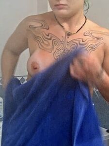 Taking a shower photo 19