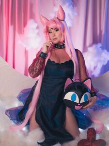 Meg Turney Black Lady set from Sailor Moon Onlyfans Leak Album photo 9