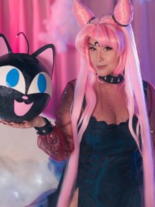 Meg Turney Black Lady set from Sailor Moon Onlyfans Leak Album photo 17