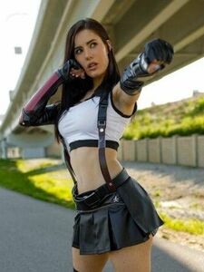 Erin Olash Final Fantasy Tifa Cosplay Set Leaked photo 1