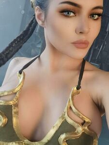 Hot Kalinka Fox Nude Princess Leia Cosplay Set Leaked photo 4