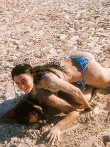 Charli Damelio Sexy Pool Beach Bikini Set Leaked photo 7