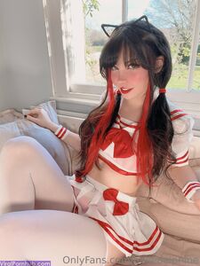 Belle Delphine Day In The Life of Red Belle Onlyfans Latest Premium Leaks photo 1