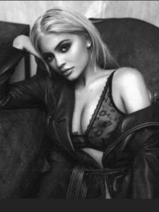 Kylie Jenner Sheer See Through Lingerie Nip Slip Set Leaked photo 5