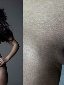 Kim Kardashian Nude Body Paint Outtakes Set Leaked photo 10