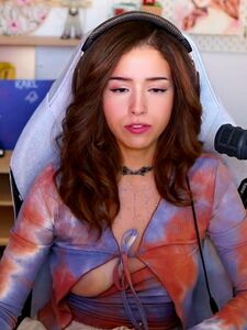 Pokimane Nude Boob Nipple Slip on Live Stream Leaked photo 3