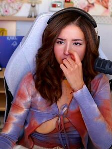 Pokimane Nude Boob Nipple Slip on Live Stream Leaked photo 6