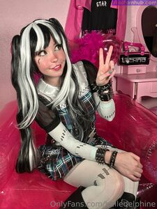 BelleDelphine Frankie Stein Cosplay Latest Onlyfans Premium Leaks photo 2
