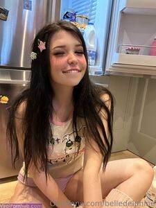 Belle Delphine Drinking Milk On The Floor 2023 Onlyfans Leaked nude Album set photo 2
