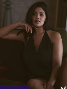 Solo model Jocelyn Corona bares her great tits during a Playboy shoot photo 10