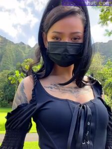 Bella Poarch in a Seethrough outfit photo 4