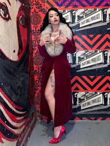 Bella Poarch Sexy Red Dress photo 5