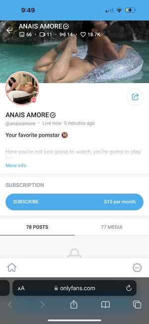 Anaisamore Nude Photos photo 1