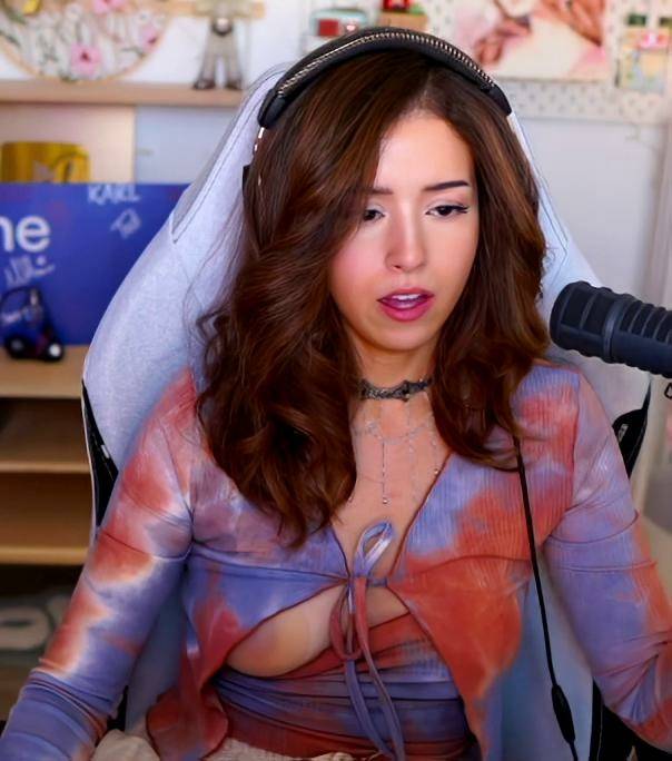 Pokimane Nude Boob Nipple Slip on Live Stream Leaked