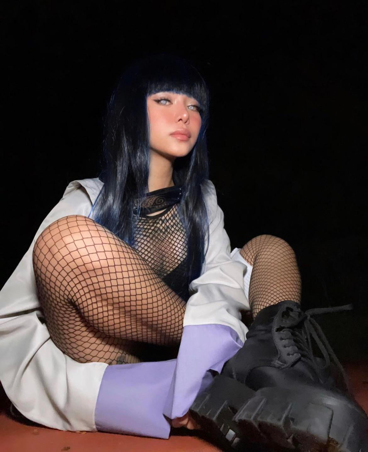 Bella Poarch in Fishnet