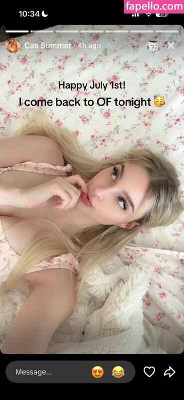 Cas Summer Nude Photos