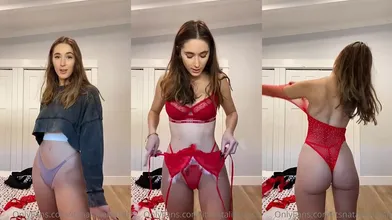 Natalie Roush Christmas Lingerie Haul Onlyfans Video Leaked
