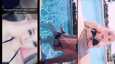 Belle Delphine Holiday Fun Premium Snapchat Video