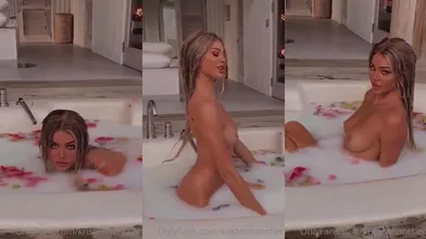 Kristen Hancher Leaked Nude Bath Onlyfans Video