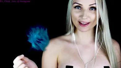 ASMR Network Nude Naughty Feather ASMR Lewd Video