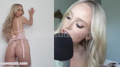 GwenGwiz ASMR Lingerie Haul & Footjob Video Leaked