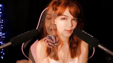 Maimy ASMR Mouth Sounds and Lollipop Video