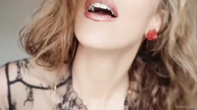 ASMR Gina Carla Nude See Through Lingerie Video