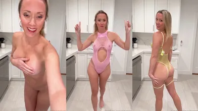 Vicky Stark Nude One Piece Lingerie Try On Onlyfans Video Leaked