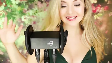 Valeriya ASMR Testing 3dio Kissing Mouth Sounds Heart Beating