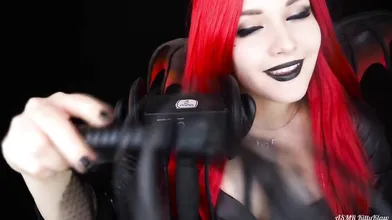 ASMR KittyKlaw lewd Demon Ear Licking Patreon Video
