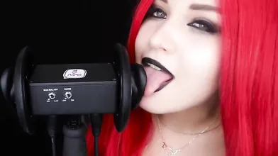 ASMR KittyKlaw lewd Demon Ear Licking Patreon Video