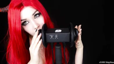ASMR KittyKlaw lewd Demon Ear Licking Patreon Video