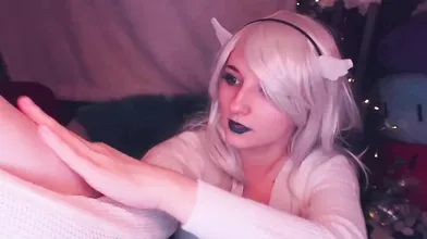 AftynRose ASMR White Thong Angel Cosplay Video!