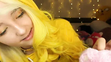 AftynRose ASMR Bananya Kittycat eating Bananas August Video