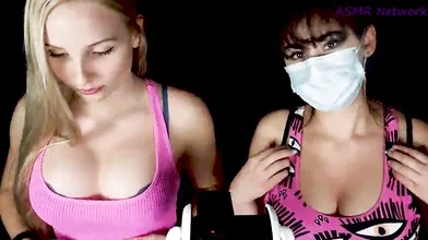 ASMR Network Shirt Scratching ASMR 2 Girls Premium Video