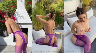 Natalie Roush Topless Ass Teasing Video Leaked