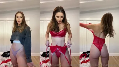 Natalie Roush Christmas Lingerie Try On Video Leaked